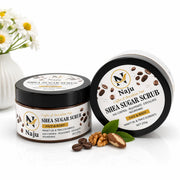 Shea Sugar Scrub Face & Body with Coffee & Brazilian Nut Oil | Exfoliating & Nourishing Scrub | 250g