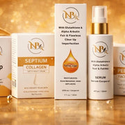 Skincare Set with Facial Cleanser Soap, Hydrating Serum & Collagen Cream | Daily Skin Care Routine Kit for All Skin Types
