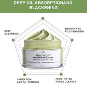 Mugwort Clay Mask 55g – Deep Cleansing Face Mask for Pores, Blackheads & Oil Control