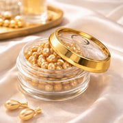 Gold Facial Serum Capsules | Hydrating & Brightening Face Serum | 30 Capsules
