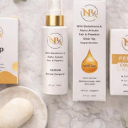 Skincare Set with Facial Cleanser Soap, Hydrating Serum & Collagen Cream | Daily Skin Care Routine Kit for All Skin Types