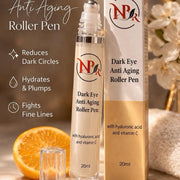 Dark Circle Eye Roller | Hydrating Eye Serum with Hyaluronic Acid & Vitamin C | 20ml
